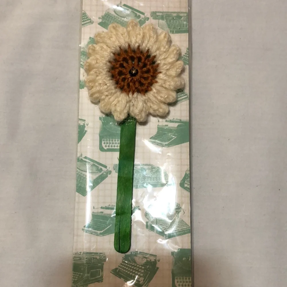 Flower Bookmark Handmade crochet